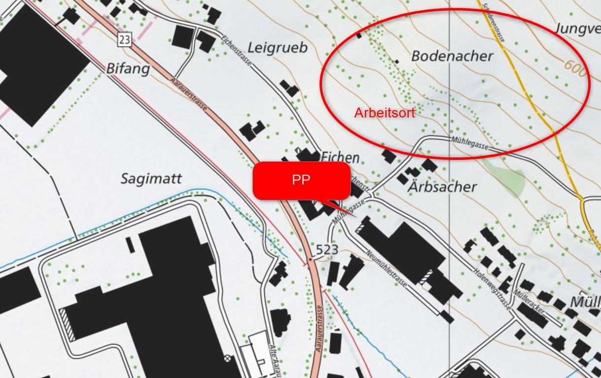 Situationsplan Homberg