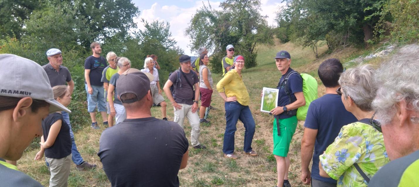 Erläuterungen am Homberg zum Projekt