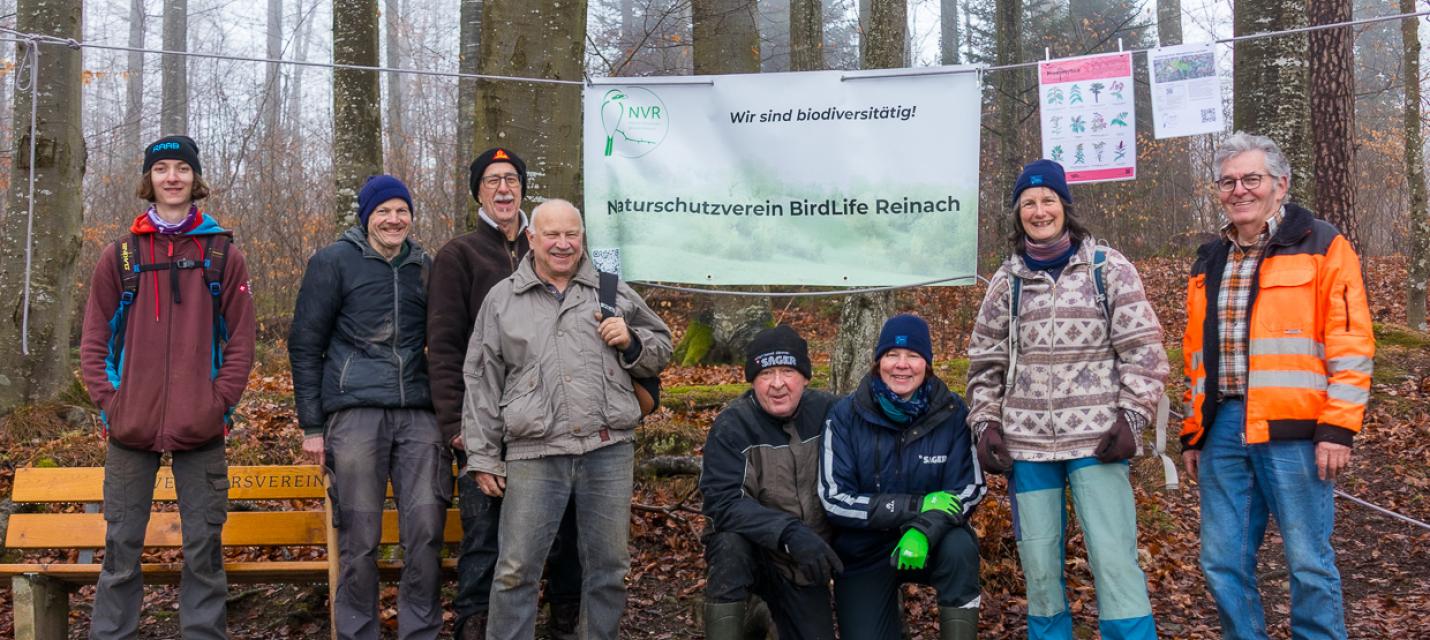 Das Neophyten-SEK nach getaner Arbeit